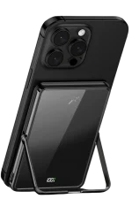 Newface PW580 5.000 mAh 20W Type-C 15W Kablosuz Şarj 3W Saat Şarj ve 5W Kulaklık Şarj Destekli PD Hızlı Şarj Magsafe Powerbank - Siyah