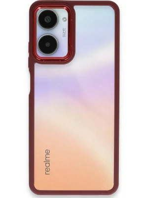 Newface Realme 10 Pro 5G Kılıf Dora Kapak - Kırmızı