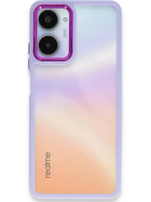 Newface Realme 10 Pro 5G Kılıf Dora Kapak - Lila
