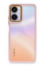 Newface Realme 10 Pro 5G Kılıf Dora Kapak - Pudra