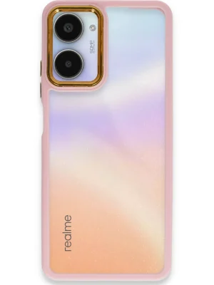 Newface Realme 10 Pro 5G Kılıf Dora Kapak - Pudra