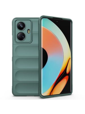 Newface Realme 10 Pro 5G Kılıf Optimum Silikon - Koyu Yeşil