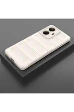 Newface Realme 10 Pro 5G Kılıf Optimum Silikon - Krem - Görsel 2