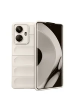 Newface Realme 10 Pro 5G Kılıf Optimum Silikon - Krem