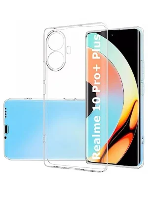 Newface Realme 10 Pro Plus 5G Kılıf Lüx Şeffaf Silikon