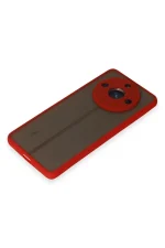 Newface Realme 11 Pro Kılıf Montreal Silikon Kapak - Kırmızı - Görsel 4