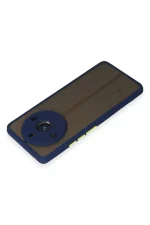 Newface Realme 11 Pro Kılıf Montreal Silikon Kapak - Lacivert - Görsel 3