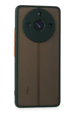 Newface Realme 11 Pro Kılıf Montreal Silikon Kapak - Yeşil