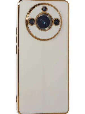 Newface Realme 11 Pro Kılıf Volet Silikon - Beyaz