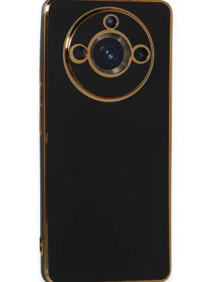 Newface Realme 11 Pro Kılıf Volet Silikon - Siyah