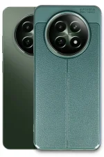 Newface Realme 12 5G Kılıf Auto Focus Kapak - Koyu Yeşil - Görsel 2