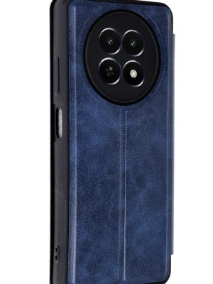 Newface Realme 12 5G Kılıf Flip Cover - Lacivert