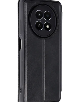 Newface Realme 12 5G Kılıf Flip Cover - Siyah