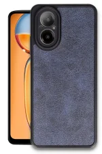 Newface Realme 12 Lite Kılıf Aras Deri Kapak - Lacivert