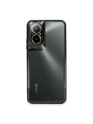 Newface Realme 12 Lite Kılıf Boyi Silikon Kapak - Siyah