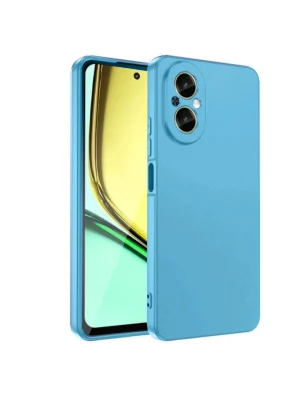 Newface Realme 12 Lite Kılıf First Silikon - Mavi