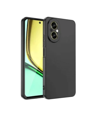 Newface Realme 12 Lite Kılıf First Silikon - Siyah