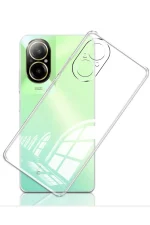 Newface Realme 12 Lite Kılıf Lüx Şeffaf Silikon - Görsel 2