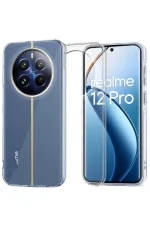 Newface Realme 12 Pro Plus Kılıf Lüx Şeffaf Silikon - Görsel 2
