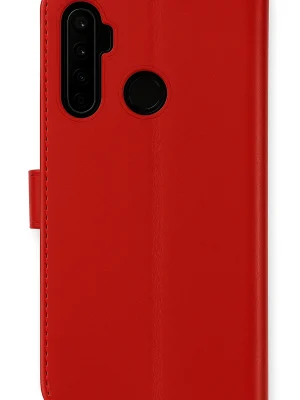 Newface Realme 6i Kılıf Trend S Plus Kapaklı Kılıf - Kırmızı