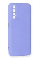Newface Realme 7 Kılıf First Silikon - Lila - Görsel 2