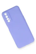Newface Realme 7 Kılıf First Silikon - Lila - Görsel 3