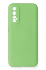 Newface Realme 7 Kılıf First Silikon - Yeşil