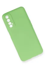 Newface Realme 7 Kılıf First Silikon - Yeşil - Görsel 3