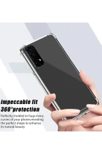 Newface Realme 7 Kılıf Olex Tpu Silikon - Şeffaf - Görsel 4