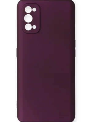 Newface Realme 7 Pro Kılıf First Silikon - Mürdüm