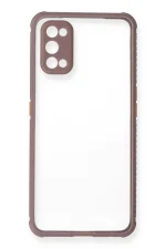 Newface Realme 7 Pro Kılıf Miami Şeffaf Silikon - Açık Mor - Görsel 2