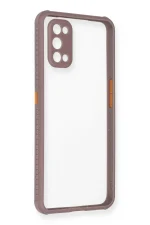 Newface Realme 7 Pro Kılıf Miami Şeffaf Silikon - Açık Mor