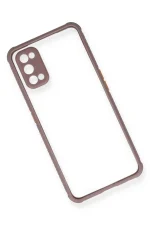 Newface Realme 7 Pro Kılıf Miami Şeffaf Silikon - Açık Mor - Görsel 3