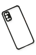 Newface Realme 7 Pro Kılıf Miami Şeffaf Silikon - Siyah - Görsel 3