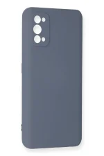 Newface Realme 7 Pro Kılıf Nano içi Kadife Silikon - Gri - Görsel 2