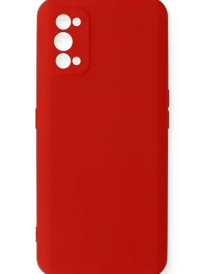 Newface Realme 7 Pro Kılıf Nano içi Kadife Silikon - Kırmızı