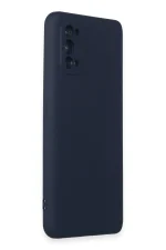 Newface Realme 7 Pro Kılıf Nano içi Kadife Silikon - Lacivert - Görsel 2