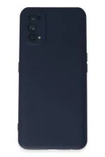 Newface Realme 7 Pro Kılıf Nano içi Kadife Silikon - Lacivert