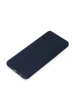 Newface Realme 7 Pro Kılıf Nano içi Kadife Silikon - Lacivert - Görsel 4