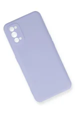 Newface Realme 7 Pro Kılıf Nano içi Kadife Silikon - Lila - Görsel 3