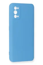 Newface Realme 7 Pro Kılıf Nano içi Kadife Silikon - Mavi - Görsel 2