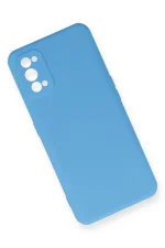 Newface Realme 7 Pro Kılıf Nano içi Kadife Silikon - Mavi - Görsel 3