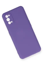 Newface Realme 7 Pro Kılıf Nano içi Kadife Silikon - Mor - Görsel 3