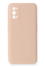 Newface Realme 7 Pro Kılıf Nano içi Kadife Silikon - Pudra