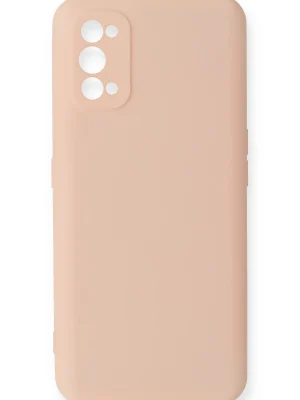 Newface Realme 7 Pro Kılıf Nano içi Kadife Silikon - Pudra