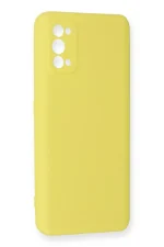 Newface Realme 7 Pro Kılıf Nano içi Kadife Silikon - Sarı - Görsel 2