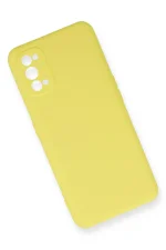 Newface Realme 7 Pro Kılıf Nano içi Kadife Silikon - Sarı - Görsel 3