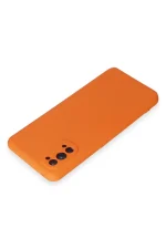 Newface Realme 7 Pro Kılıf Nano içi Kadife Silikon - Turuncu - Görsel 3