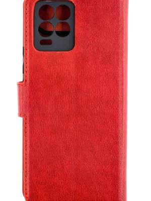 Newface Realme 8 Pro Kılıf Trend S Plus Kapaklı Kılıf - Kırmızı