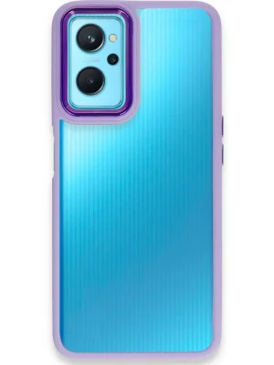 Newface Realme 9i 4G Kılıf Dora Kapak - Lila